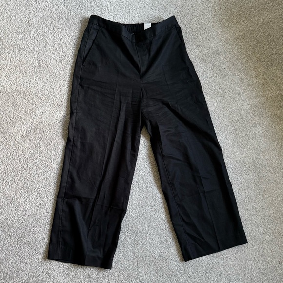 Banana Republic Black Dress Pants High-Waisted Cropped - Picture 1 of 4